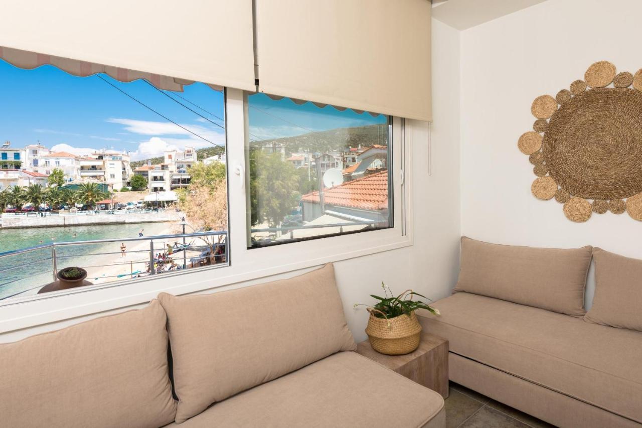 Konstantinou Deluxe Apartments Skála Marión Eksteriør bilde