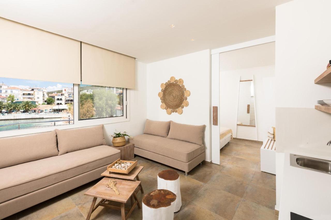 Konstantinou Deluxe Apartments Skála Marión Eksteriør bilde